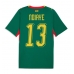 Maillot de foot Sénégal Iliman Ndiaye #13 Extérieur vêtements Monde 2026 Manches Courtes